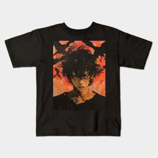 Soul-Shaking Despair: Unleashing Devilman CryBaby's Dark Fantasy Kids T-Shirt